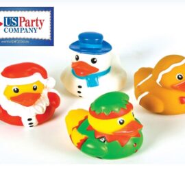 2" Christmas Rubber Ducks (72 count)