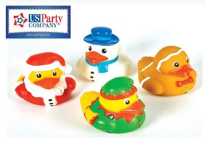 2" Christmas Rubber Ducks (72 count)