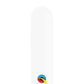 260 White Qualatex Twisting Balloons (100 count)